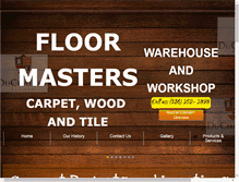 Tablet Screenshot of floormasterscarpet.com
